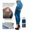 Women Winter Jegging Jeans Genie Slim Fashion Jeggings Leggings 2 Real Pockets Fitness Pants