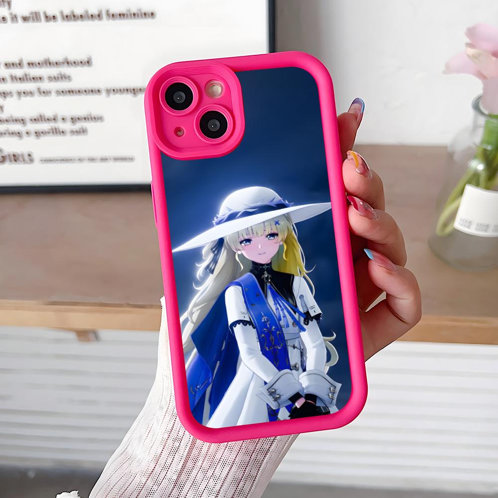 Wuthering Waves Phoebe Phone Case for iPhone 17 16 15 14 13 12 11 Air Pro Max Plus Thicken TPU Colorful Cover Luxury Cellphones