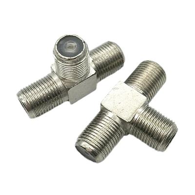 Durability Zinc Alloy F Type Coaxialed Splitter Connectors for Long Time Use In Cable Television Systems
