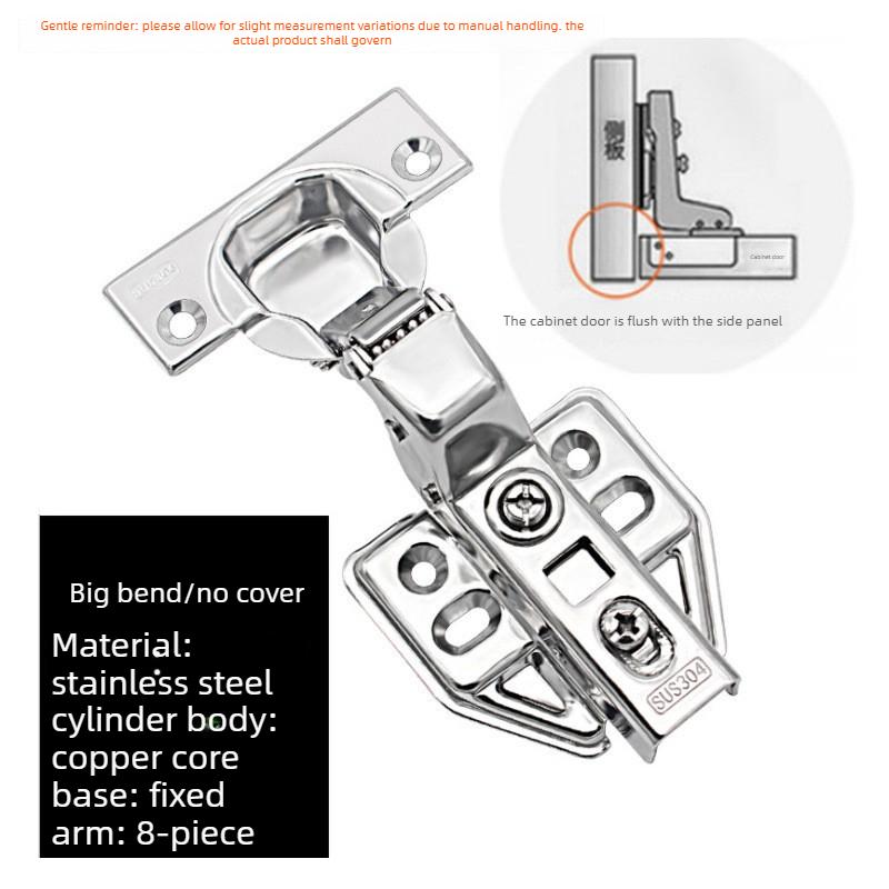 

1PC Outdoor Special Stainless Steel Damping Hydraulic Buffer Hinge Cabinet Wardrobe Buffer Mute Hardware for Furniture