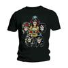 Guns N' Roses Vintage Heads T-Shirt Black New Unisex T-Shirt