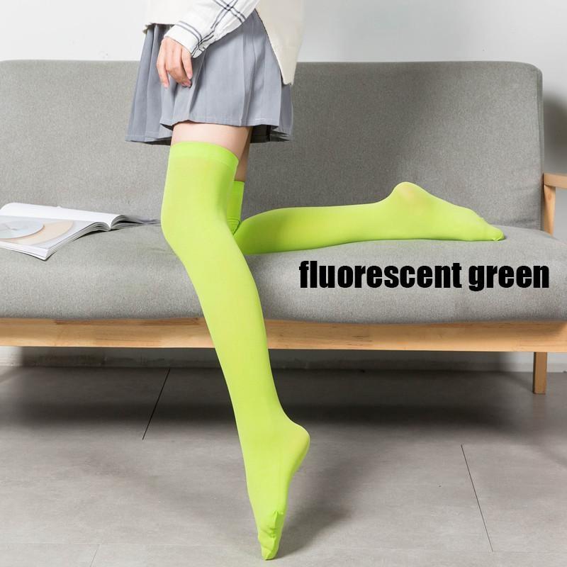 Women Socks Stockings Cotton Thigh High 