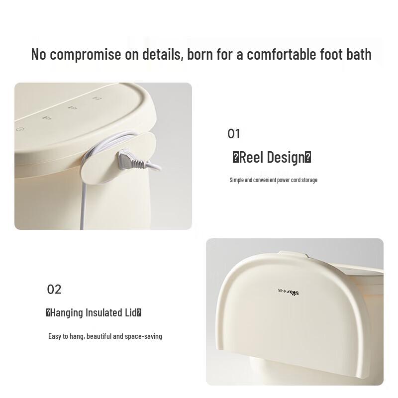 Bear Heated Foot Spa with Massage and Constant Temperature