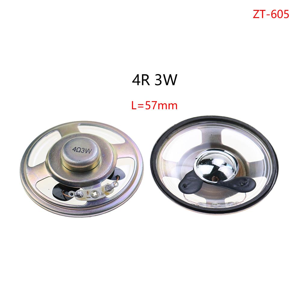 JCD 1Pcs Speaker Horn 4R 3W 5W Diameter 36mm 40mm 45mm 50mm 52mm 57mm 78mm Amplifier Rubber Gasket Loudspeaker Trumpet 4 Ohm