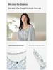 Women's Three-Piece Cotton Pajama Set: Spring Fashion, Printed, Comfortable, Breathable, with Chest Pads, Skin-Friendly.