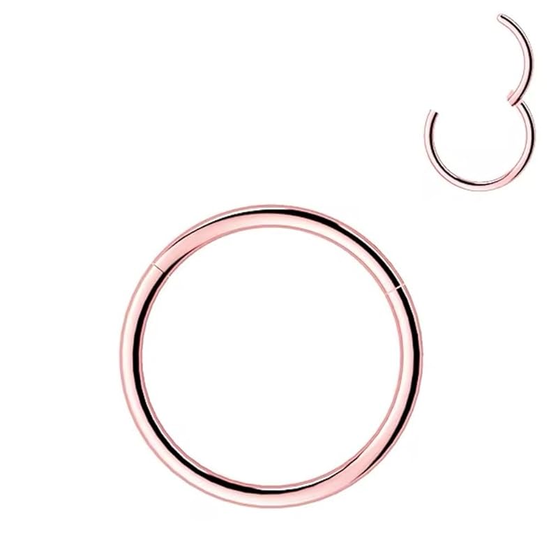 

Leave it on earrings [Single ear sale] Metal allergy correspondence 6 colors in total silver gold pink gold black blue rainbow body body piercing body