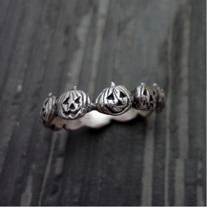 Kreative Gothic Schwarze Spinne Tierringe Lustige Halloween Veranstaltung Party Event Oktopus Zaubererhut Geist Kürbisse Finger Fingerring Halloween