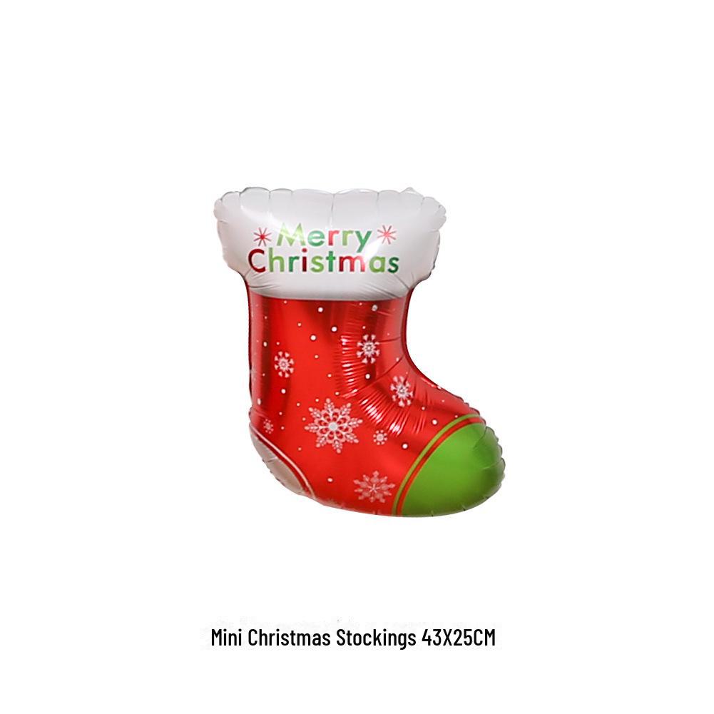 Christmas Tree Snowflake Aluminum Film Balloons for Party Decoration