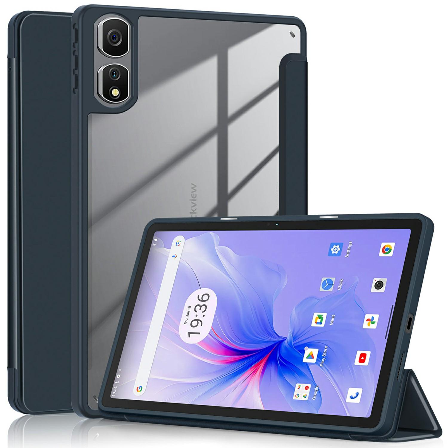

Для чехла Blackview Tab 16 Pro Автоматический сон/пробуждение PU кожаный откидной чехол для планшета Тройная подставка B