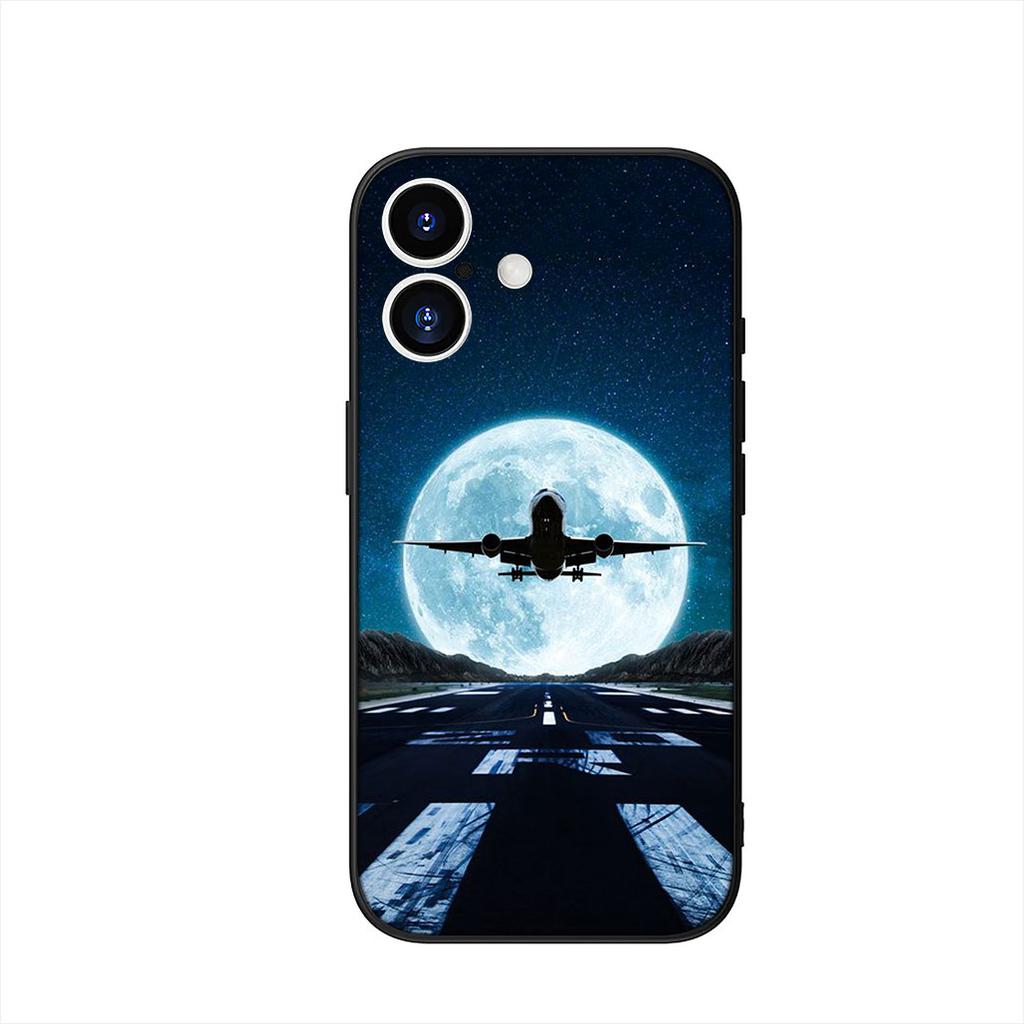 Aircraft Travel Cover Phone Case for Samsung Galaxy A55 A54 A25 A36 A17 A26 A35 A33 A34 A14 A37 S8 S9 S20 S21 FE S10 Plus
