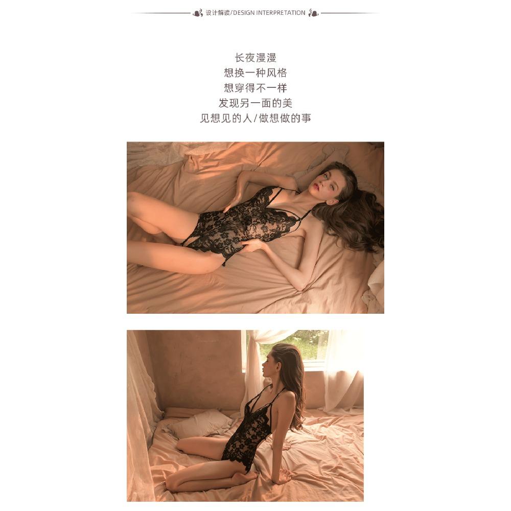 Sex Underwear Pure Desire Bed Passion Clothes Sexy Temptation Suit Small Chest Open Gear Free One-piece Three-point Wholesale