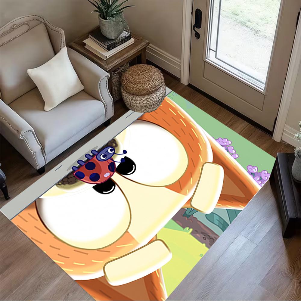 Bluey Bingo Hug Area Rug Suitable for Balcony Hallway Decorate room Kitchen Antislip Carpet Anime Office Decor Wedding Party Gift