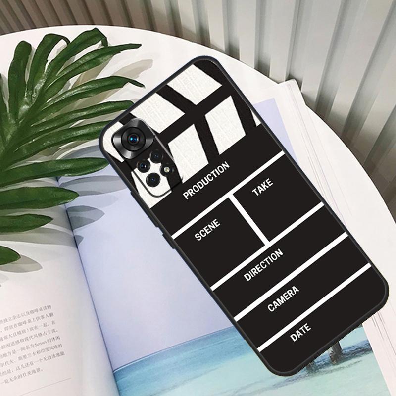 Clapper Board Funda For Xiaomi Redmi Note 14 13 10 11 12 15 Pro Plus Case For Redmi 15 13C 12C 10C 14C 15C