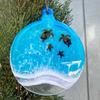 Sea Turtle Acrylic Ornaments Ocean-Themed Christmas Tree Decor Holiday Turtle Hanging