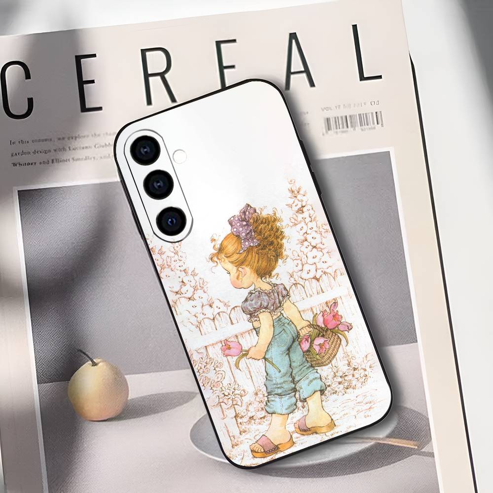 S-Sarah K-Kay Girl Phone Case For Samsung Galaxy A73,A72,A71,A70,A53,A52,A51,Soft Silicone Black Cover