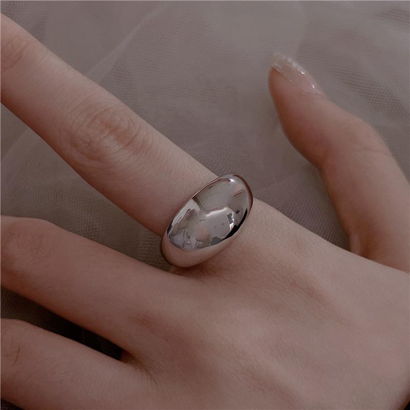 18K Gold-Plated Minimalist Open Adjustable Ring for Women