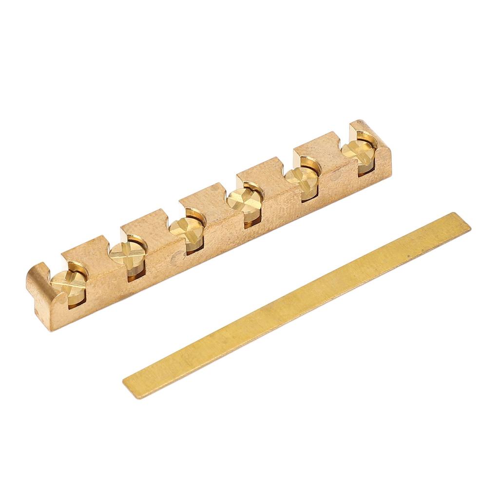 42mm Guitar Nut Brass Height Adjustable Professional Electric Guitar Nut for ST LP