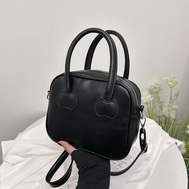 2024 Summer New Korean Fashion Handheld Small Square Bag Women's Commuter Small Bag Simple Single Shoulder Crossbody Bag