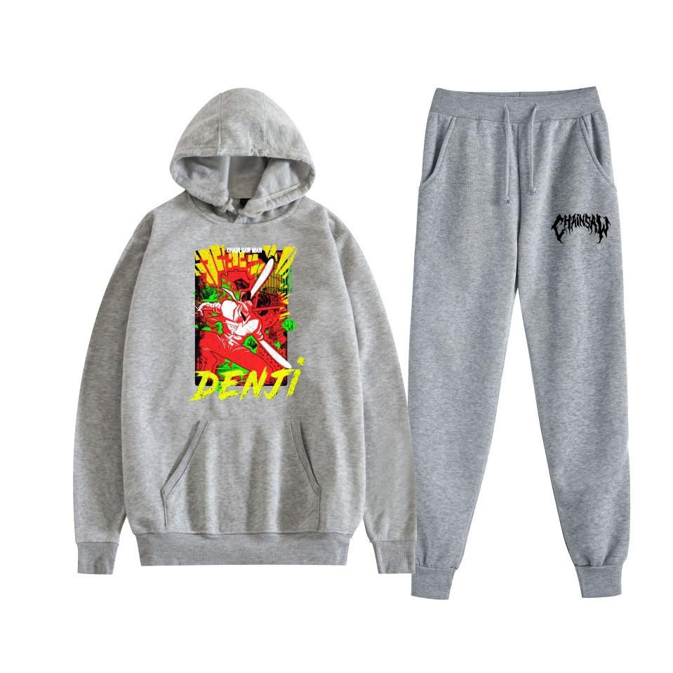 Chainsaw Man Chainsaw Man Anime Loose Hooded Sweater Set Hoodie Spot