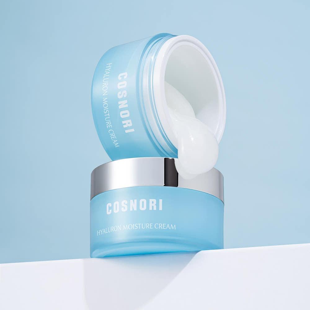 COSNORI Hyaluron Moisture Cream Deep Hydration Balancing 50ml Daily Moisturizer Facial Cream