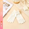 Winter Women's Warm and Velvet Dew fingered Knitted Gloves Five Finger Solid Color Wool Gloves Cold Touch Screen Gloves