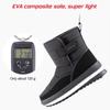 Mode Herrenstiefel Outdoor Winterstiefel Mann High-Top Wasserdicht Rutschfeste Schuhe Leichte Schneestiefel Mode Baumwolle Winterschuhe