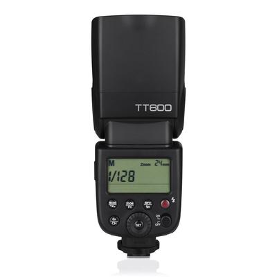 Godox TT600 Camera LCD Battery with Technical Conformity Flash, Manual, Panel, Powered, Mark.