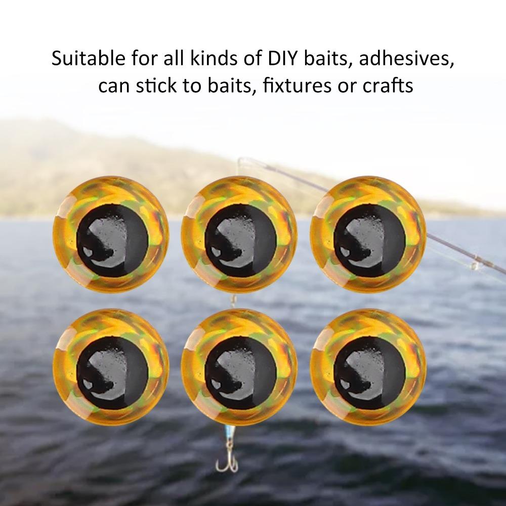 

300PCS 3D Artificial Fishing Baits Eyes 3 Colors Fish Eyes Fishing Lure Eyes Fishing Lure Making