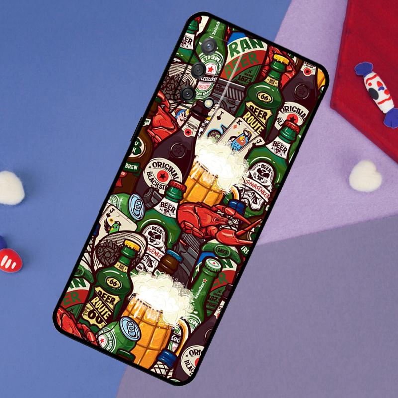 Alcohol Beers Drink Beer Case For Oppo A5 Pro A6 A57 A17 A78 A54 A74 A94 A76 A16 A96 A18 A40 A60 A80 A38 A58 A98 A15