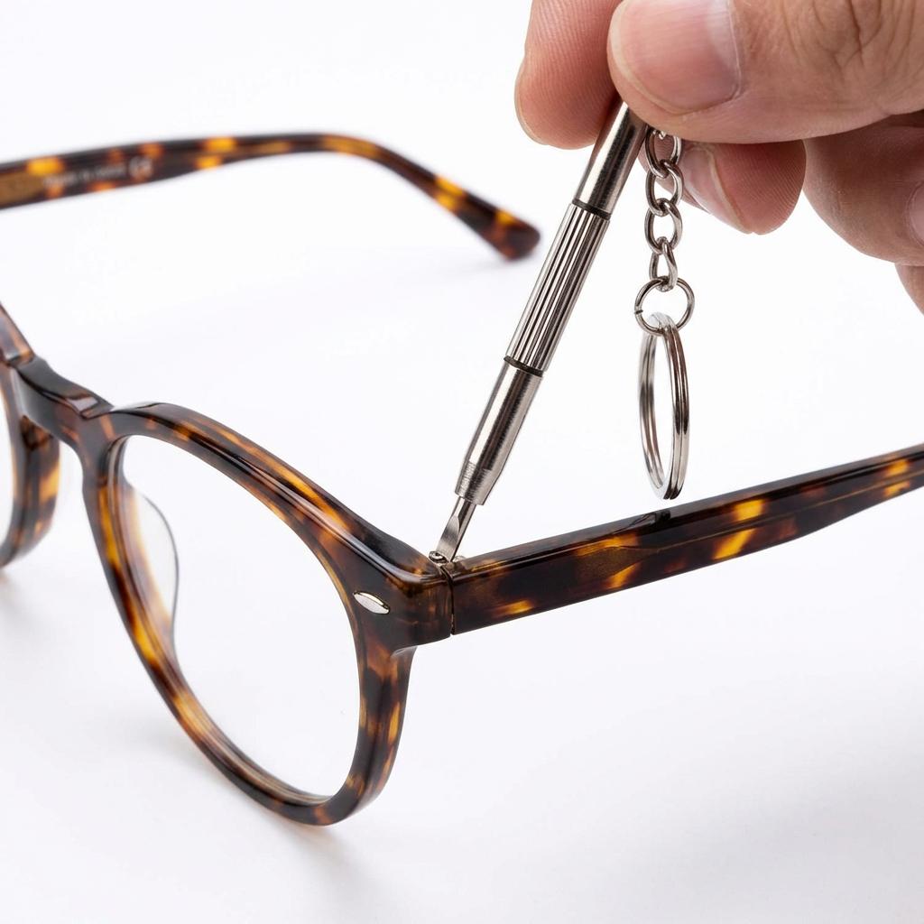 Multifunktions-Präzisions-Brillenschraubendreher-Set, Tragbares Reparaturwerkzeug-Kit, für Brillen, Uhren, Elektronik