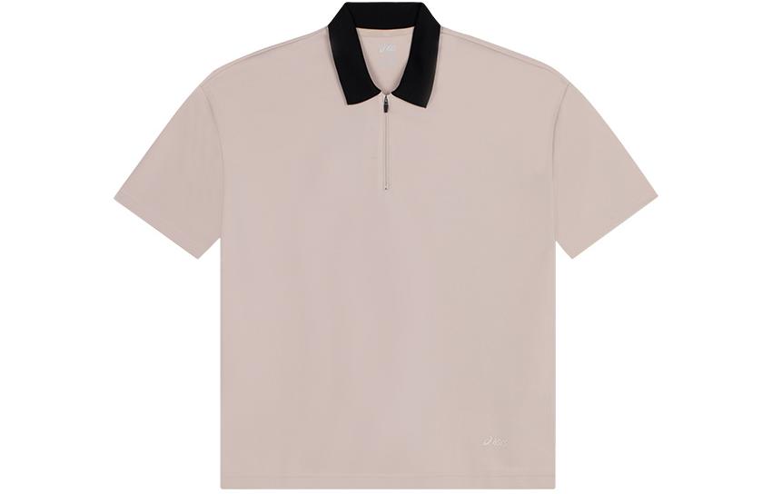 ASICS Polo Shirts Unisex Sand Lapel Thin Other 2203A213-200 L