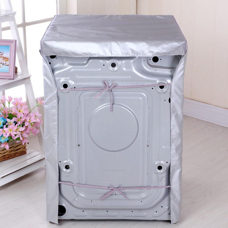 Pokrowce na pralko-suszarki Praktyczny pokrowiec chroniący przed słońcem Ochrona przed kurzem pralki Pyłoszczelny Przenośny pokrowiec na pralkę