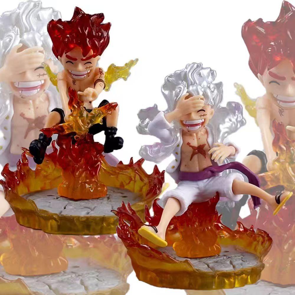 One Piece Anime Figure Sun God Nika Luffy Q Edition Action Figurine PVC Statue Model Collection Decoration Toys Kids Gift