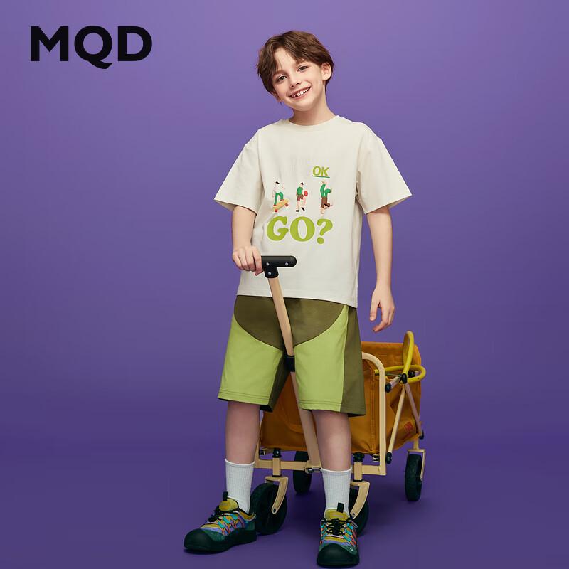 MQD Boys  Summer Cartoon T-shirt & Shorts Set 120