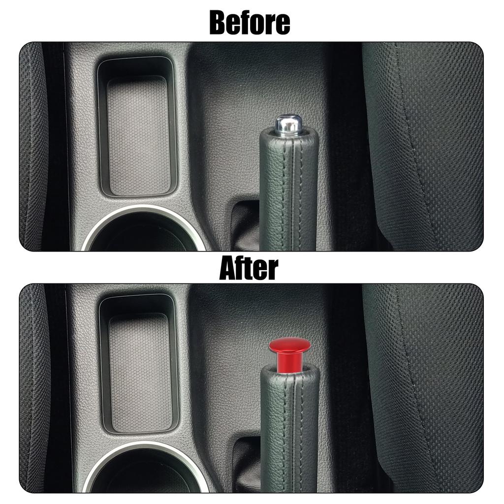 X AUTOHAUX Handbrake Spin Turn Knob Button Aluminum Alloy Compatible