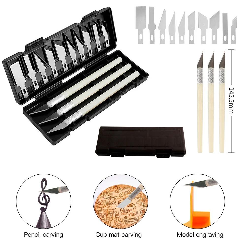 3D Drucker Tool Kit Entgraten Werkzeug Düse Reinigung Nadeln Gravur Messer Carving Werkzeug DIY 3D