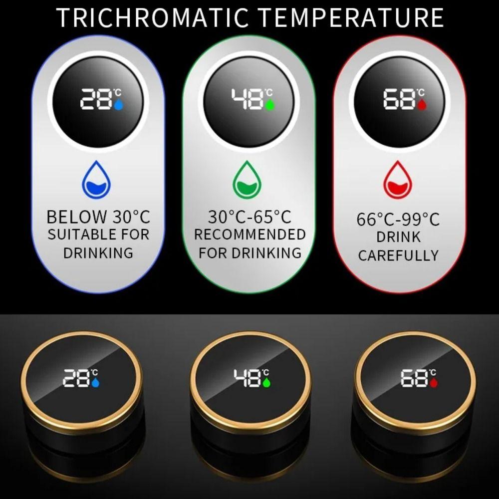 Separation Strainer Smart Thermos Bottle LED Temperature Display Vacuum Insulated Mug  Office