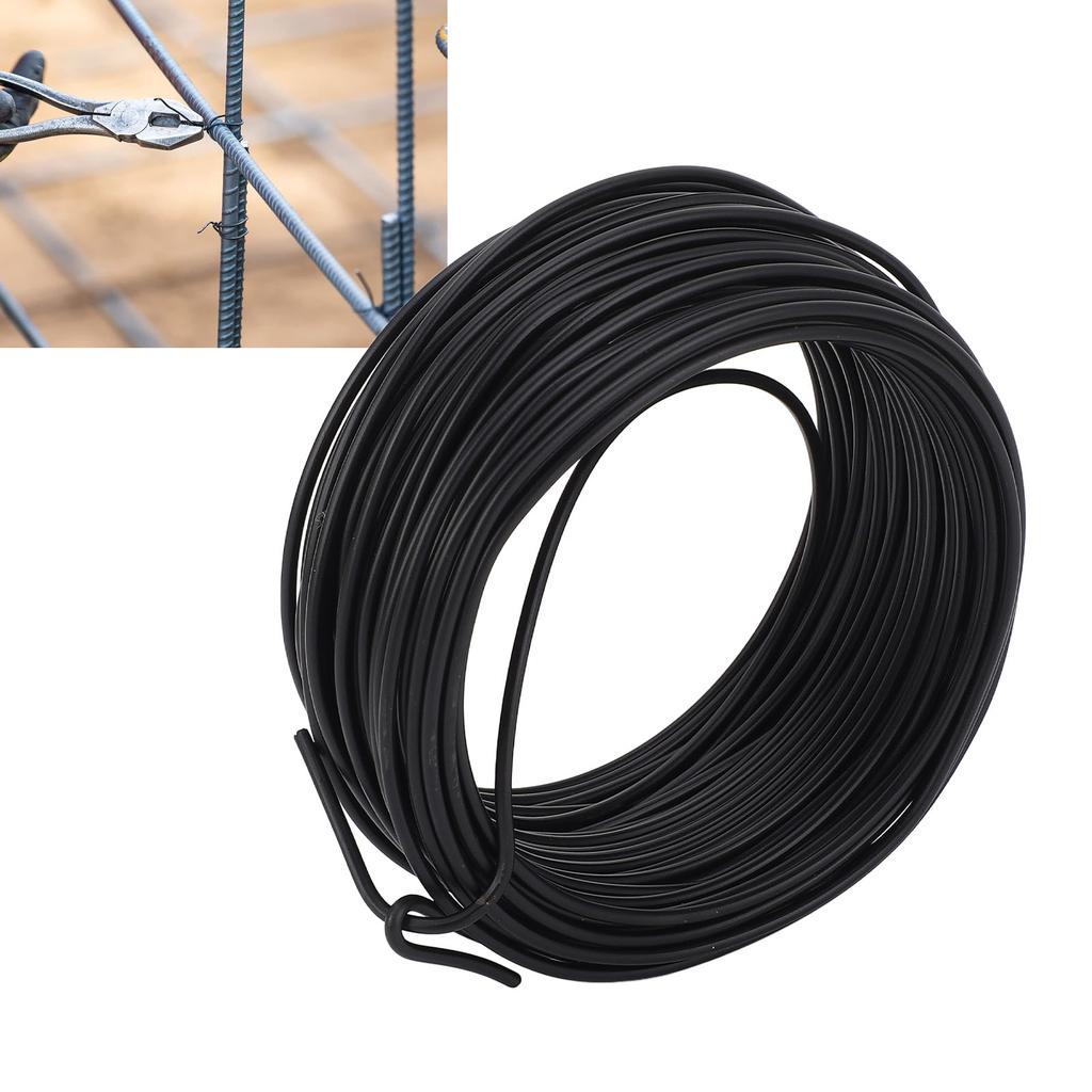 Galvanized Iron Binding Wire Metal Bendable for PVC Telecommunication Cable 1.5mmx20m Round Mouth