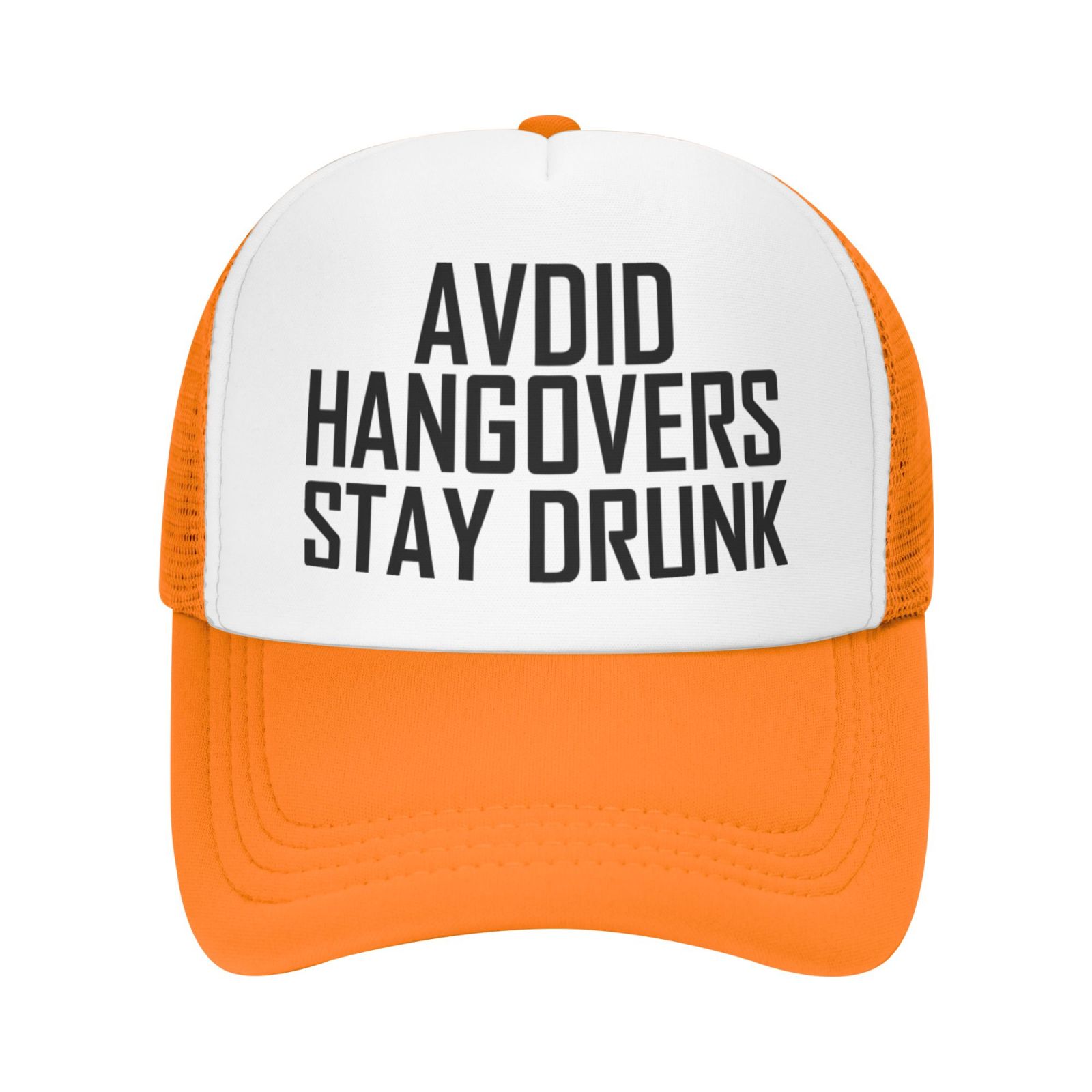 

Avoid Hangovers Stay Drunk - Alcohol Beer - Adult Trucker Cap Hat Adjustable