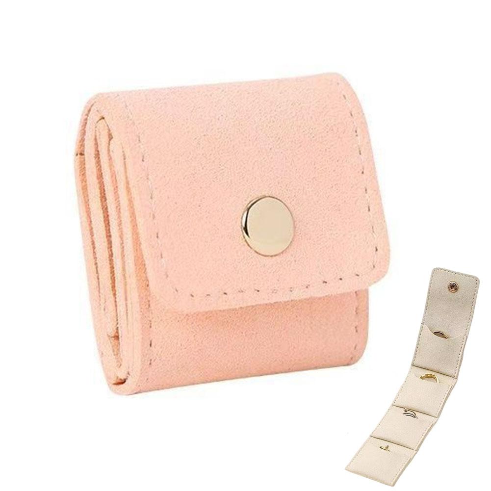 

Portable Mini Jewelry Bag Earrings Jewelry Necklace Storage Bag Travel Storage Bag Storage Packaging Box Divided Accessories Bag