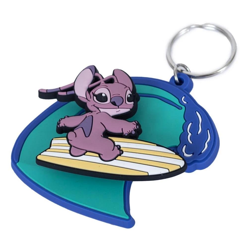 Lilo & Stitch Surf PVC Angel Keyring