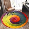 Colorful Spiral Office Carpet Chair Mats, Home Decor, Sofa Rug, Office Carpet Gift for Any Room1118103a