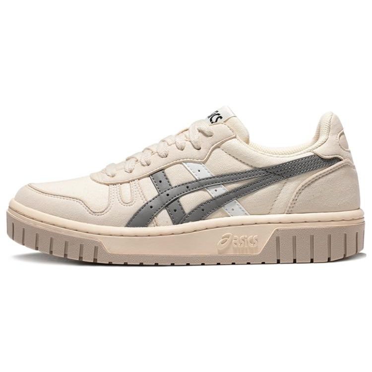Asics Court Mz Fabric Synthetic Leather Comfortable Simple Durable Low Top Sneakers Unisex Sneakers Light-Gray 1203A127-200