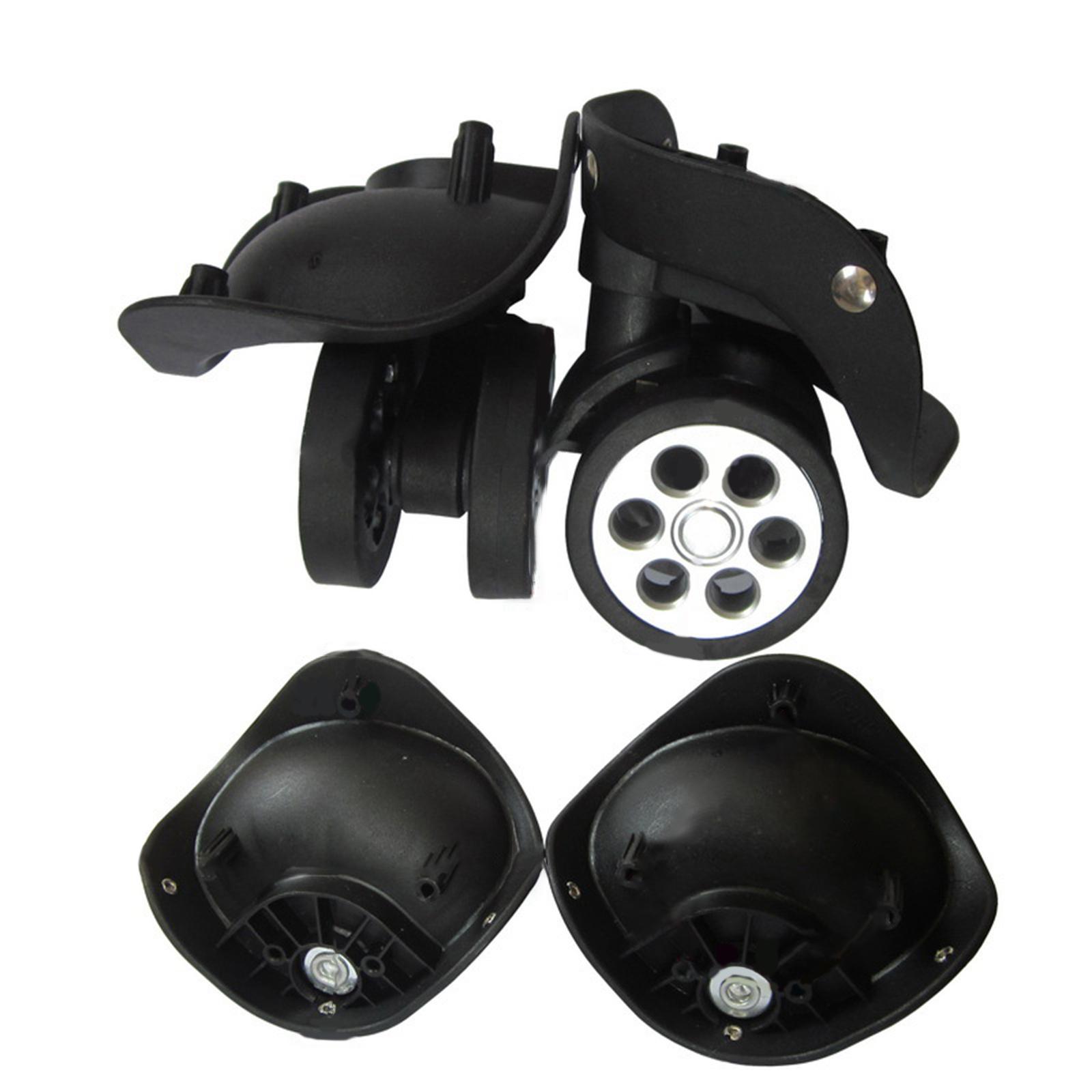 

1 пара A79 чемодан на колесиках ремонт колес дорожный чемодан запчасти аксессуары замена колес колеса S чёрный