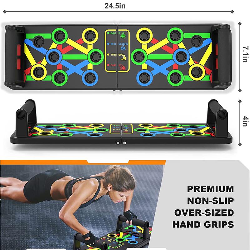 Multifunkční push-up board domácí posilovací stroj na cvičení břicha skládací posilovací prkno podpora břišních svalů