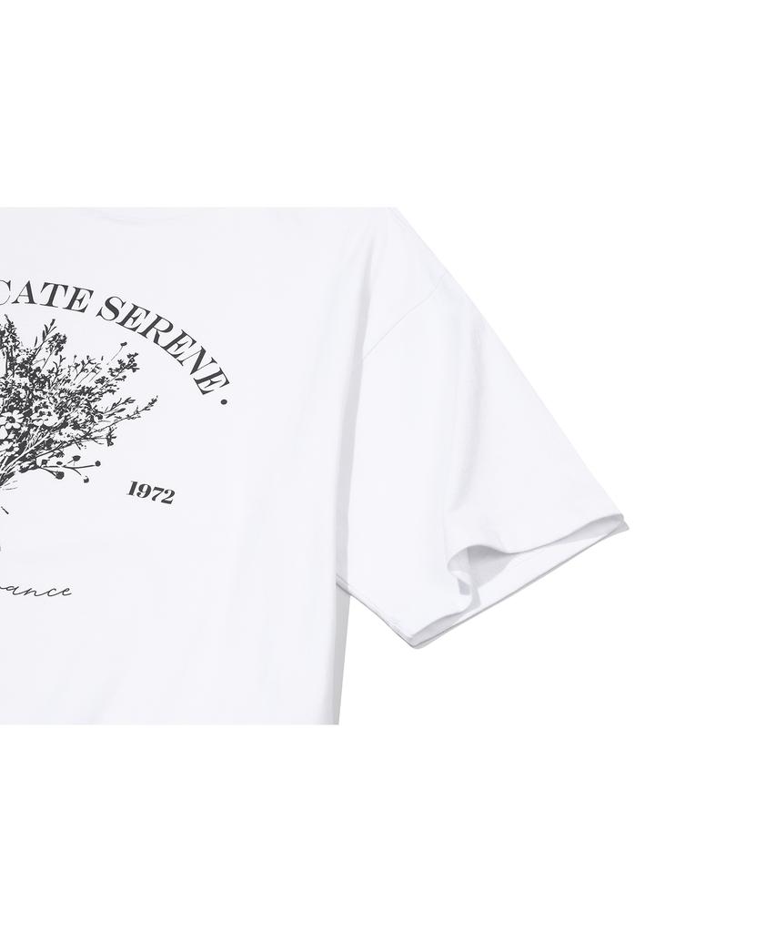 CPGN STUDIO Serenflower Short Sleeve T-Shirt White