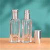 8ml Square Glass Perfume Bottle with 13mm Neck, Empty Refillable Spray Bottle, Transparent Travel Sample Container