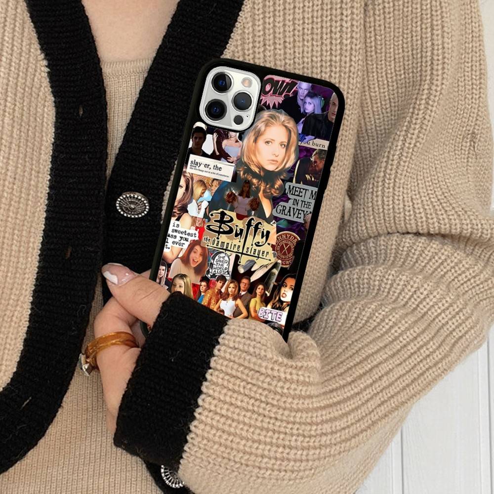 B-Buffy The Vampire Slayer Phone Case For IPhone 17 16 15 14 13 12 11 Pro Max Plus MiNi 17Air PC+TPU Armor Cover
