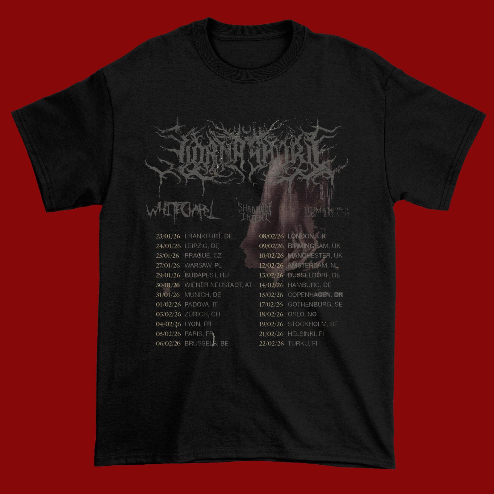 European  Tour  Dates  for  2026 Unisex T-Shirt L