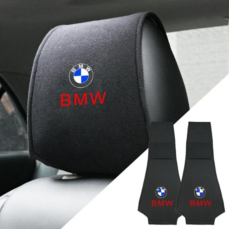 Coprisedile Cuscino Poggiatesta Asciugamano con Logo Auto per BMW E36 E39 E46 E60 E90 E90 F01 F10 F30 G01 G20 G21 G30 G11 F15 X5 X3